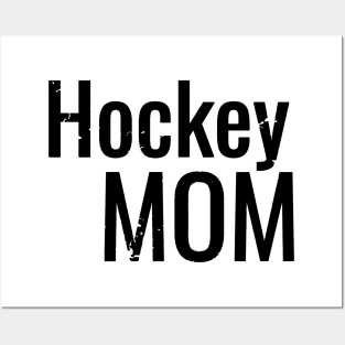 Hockey Mom Basic in Black Posters and Art
